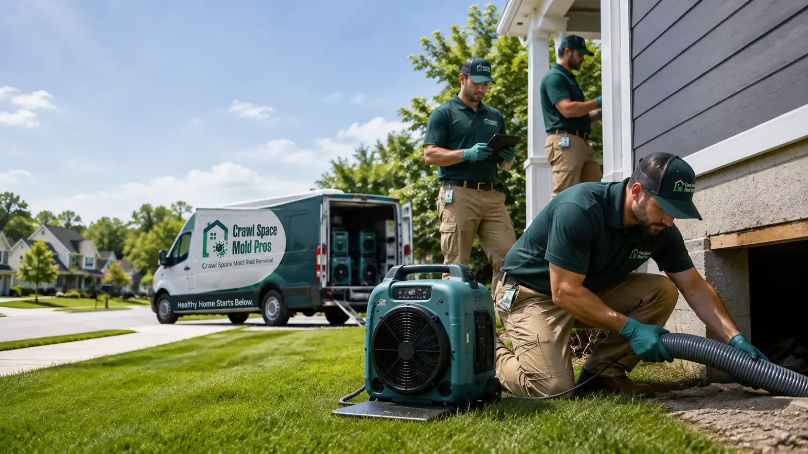 Crawl Space Mold Removal in Novi, MI
